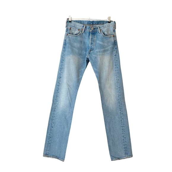 Levi’s 501 blue denim jeans in size 29 width by 32 length - Picture 1 of 11